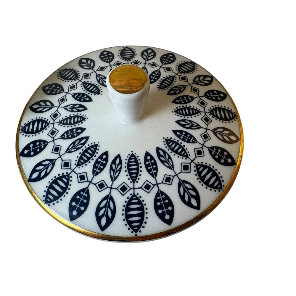 VTG Freiberger Porcelain Sugar & Cream Set East Germany 1960's